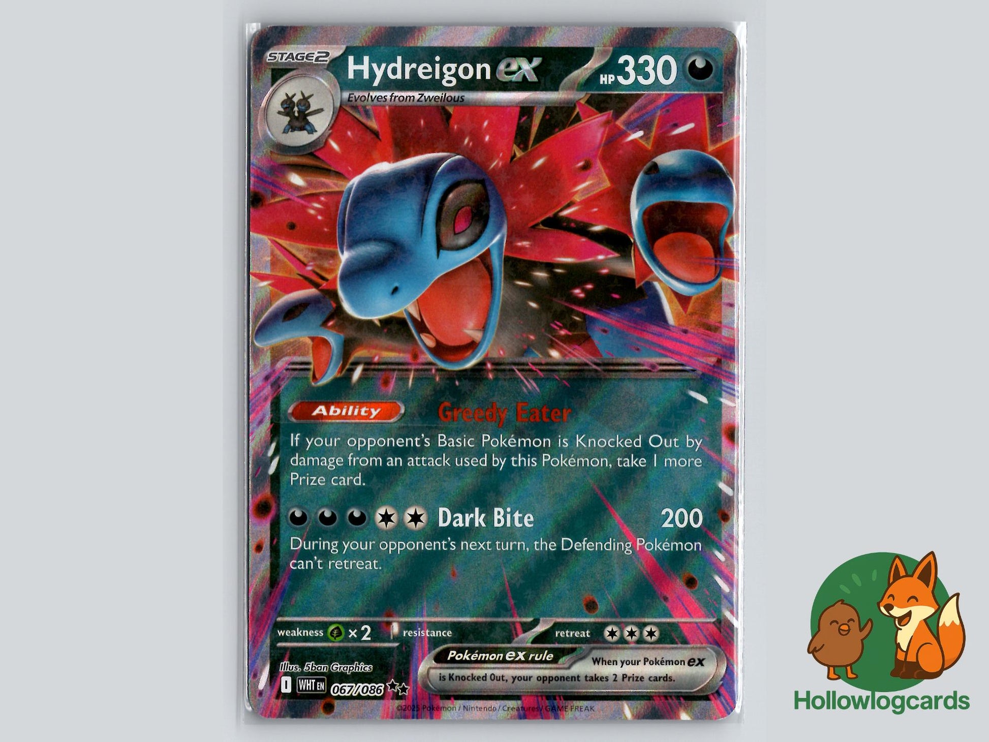 Hydreigon (067/086) - White Flare Pokémon Card