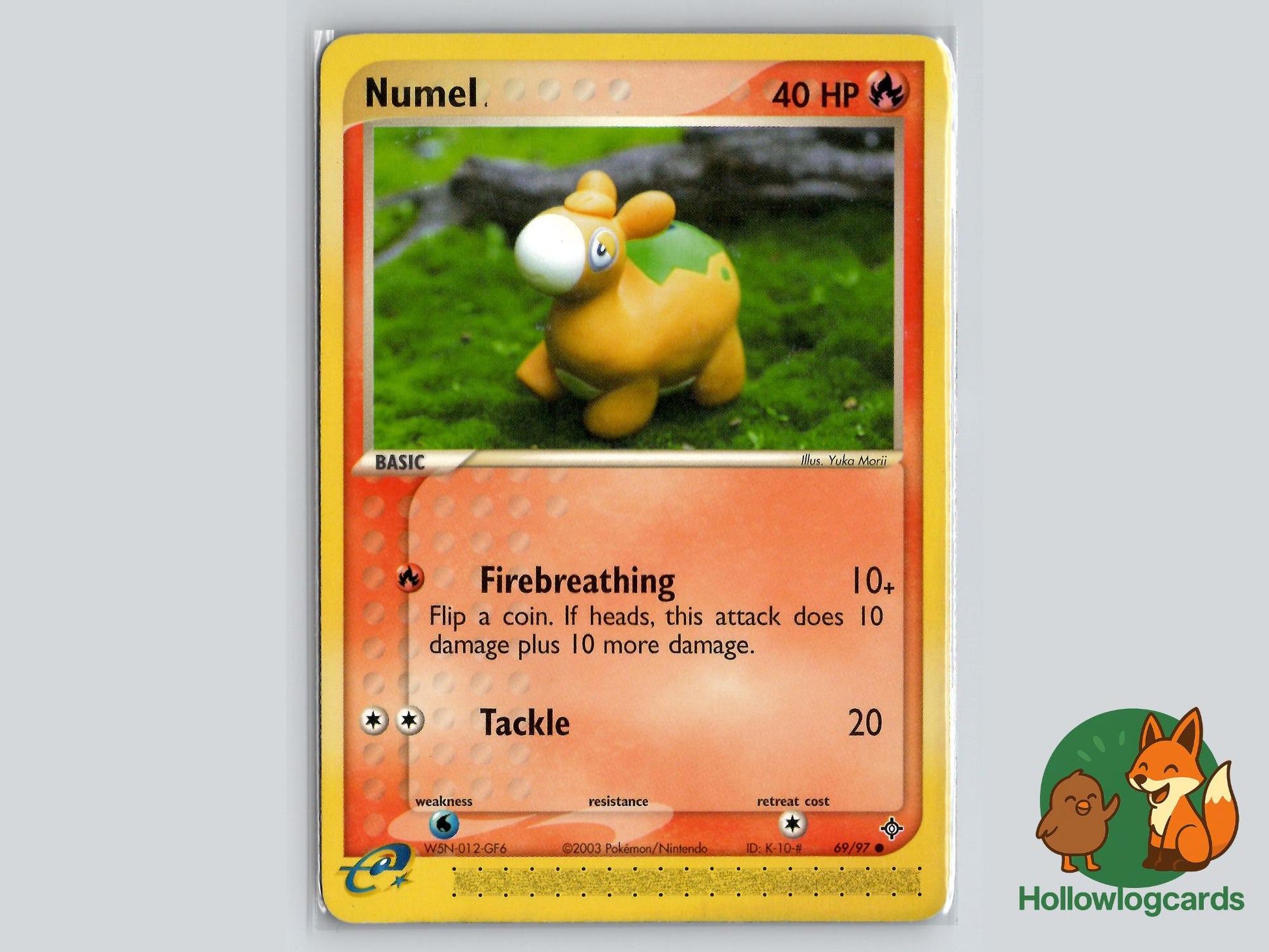 Numel (69/97) - Dragon Pokémon Card