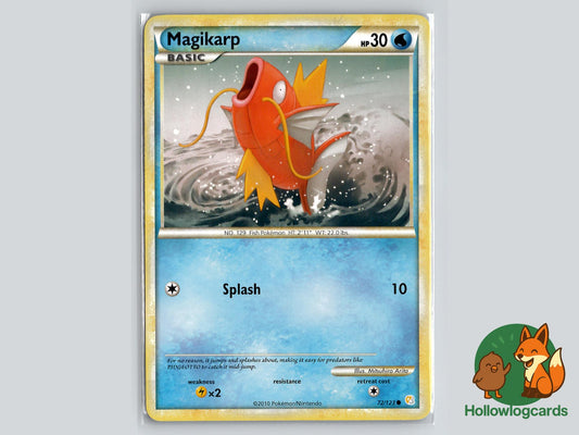 Magikarp (72/123) - HeartGold & SoulSilver Pokémon Card