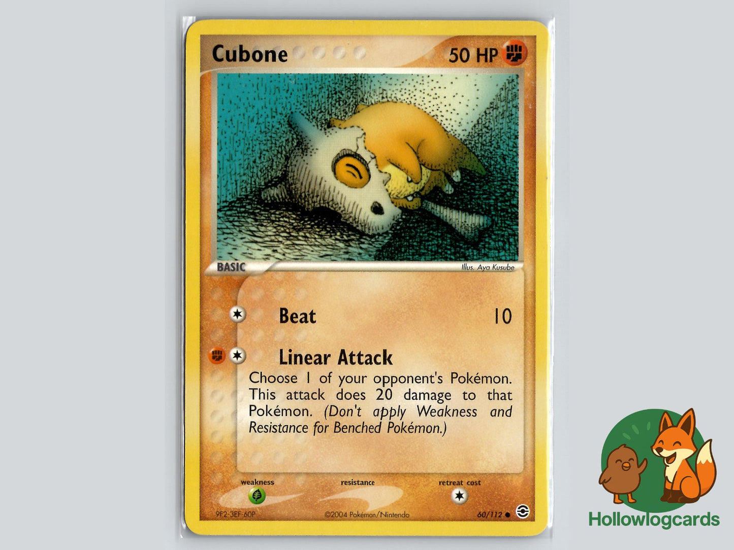 Cubone (60/112) - FireRed & LeafGreen Pokémon Card