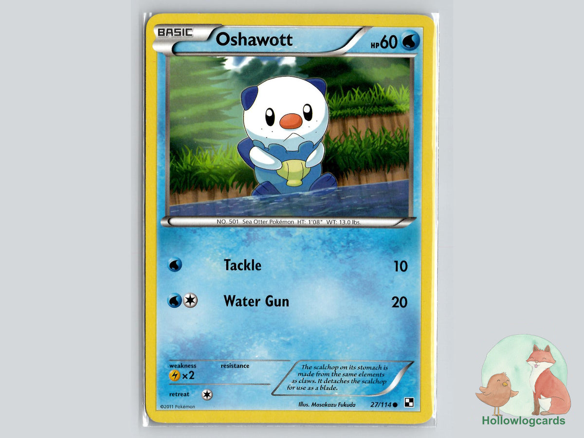 Oshawott (27/114) - Black & White Pokémon Card