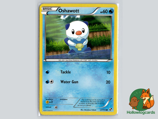 Oshawott (27/114) - Black & White Pokémon Card