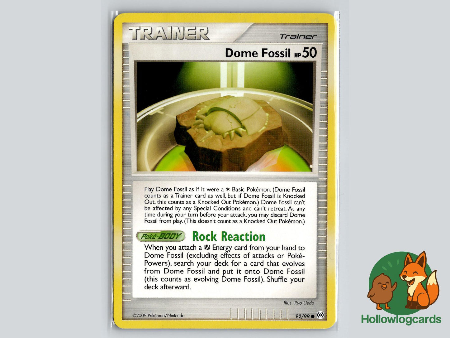Dome Fossil (92/99) - Arceus Pokémon Card