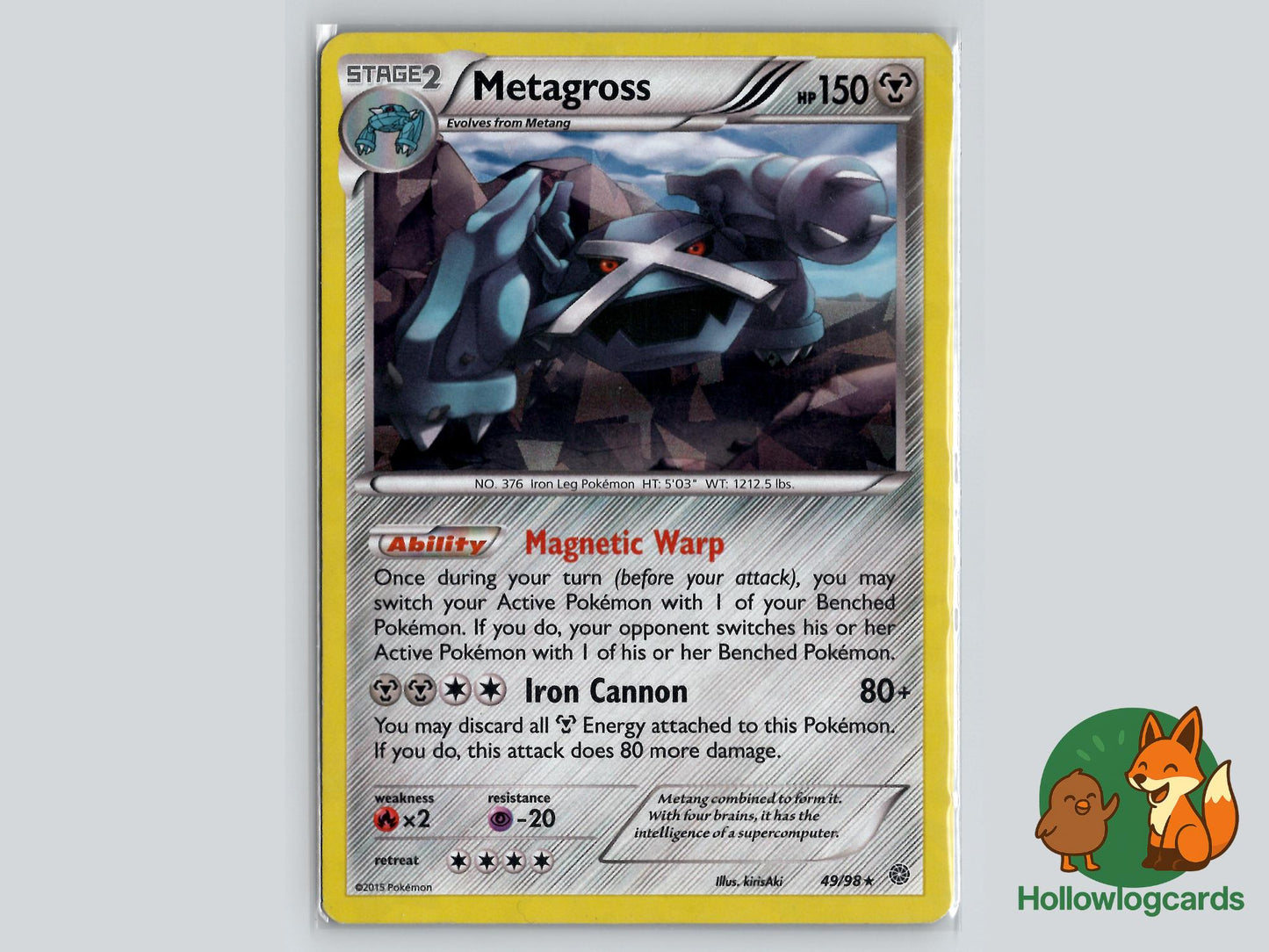 Metagross (49/98) - Ancient Origins Pokémon Card