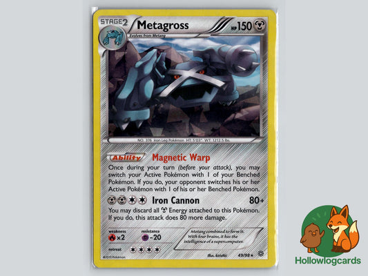 Metagross (49/98) - Ancient Origins Pokémon Card