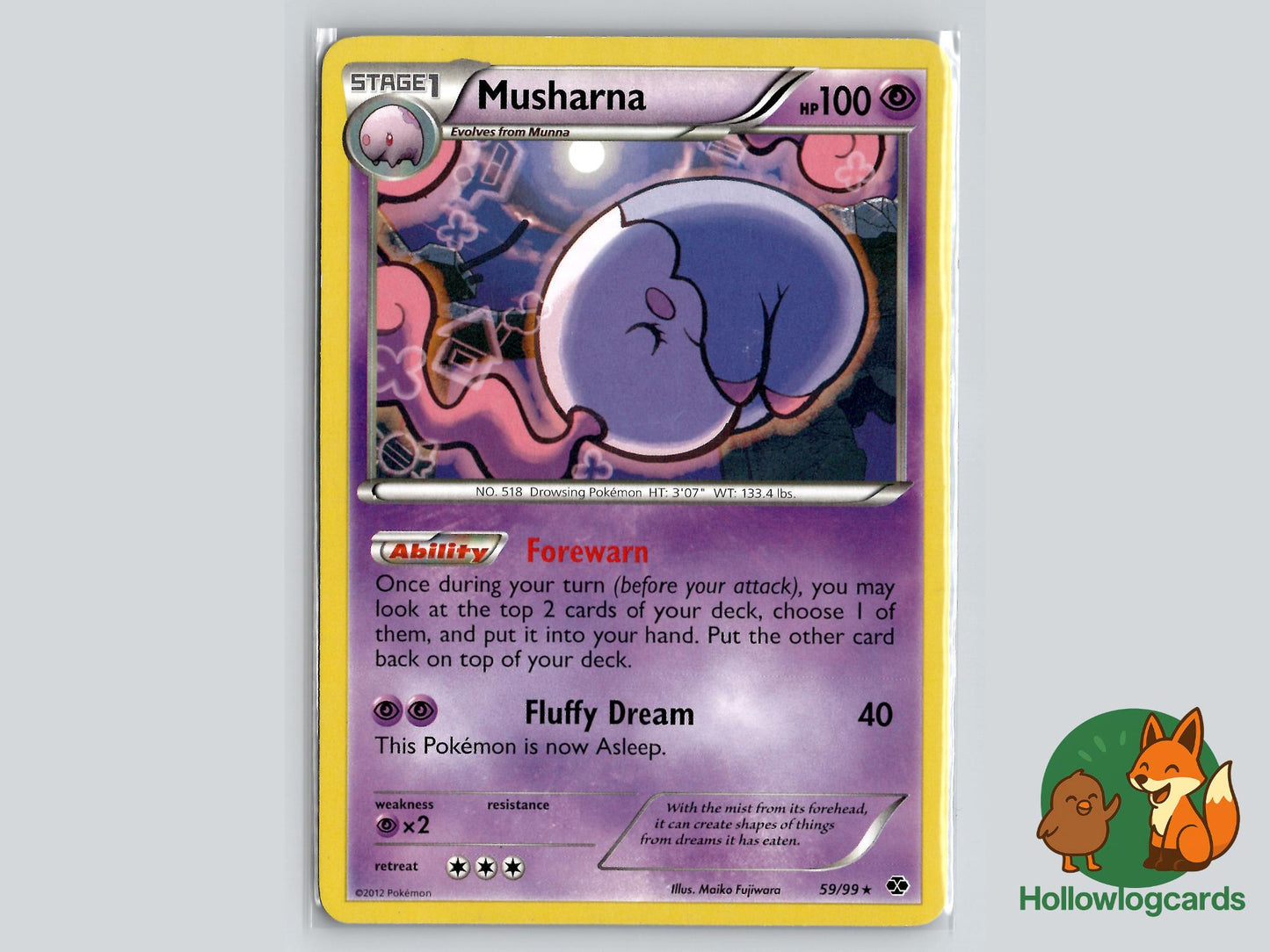Musharna (59/99) - Next Destinies Pokémon Card