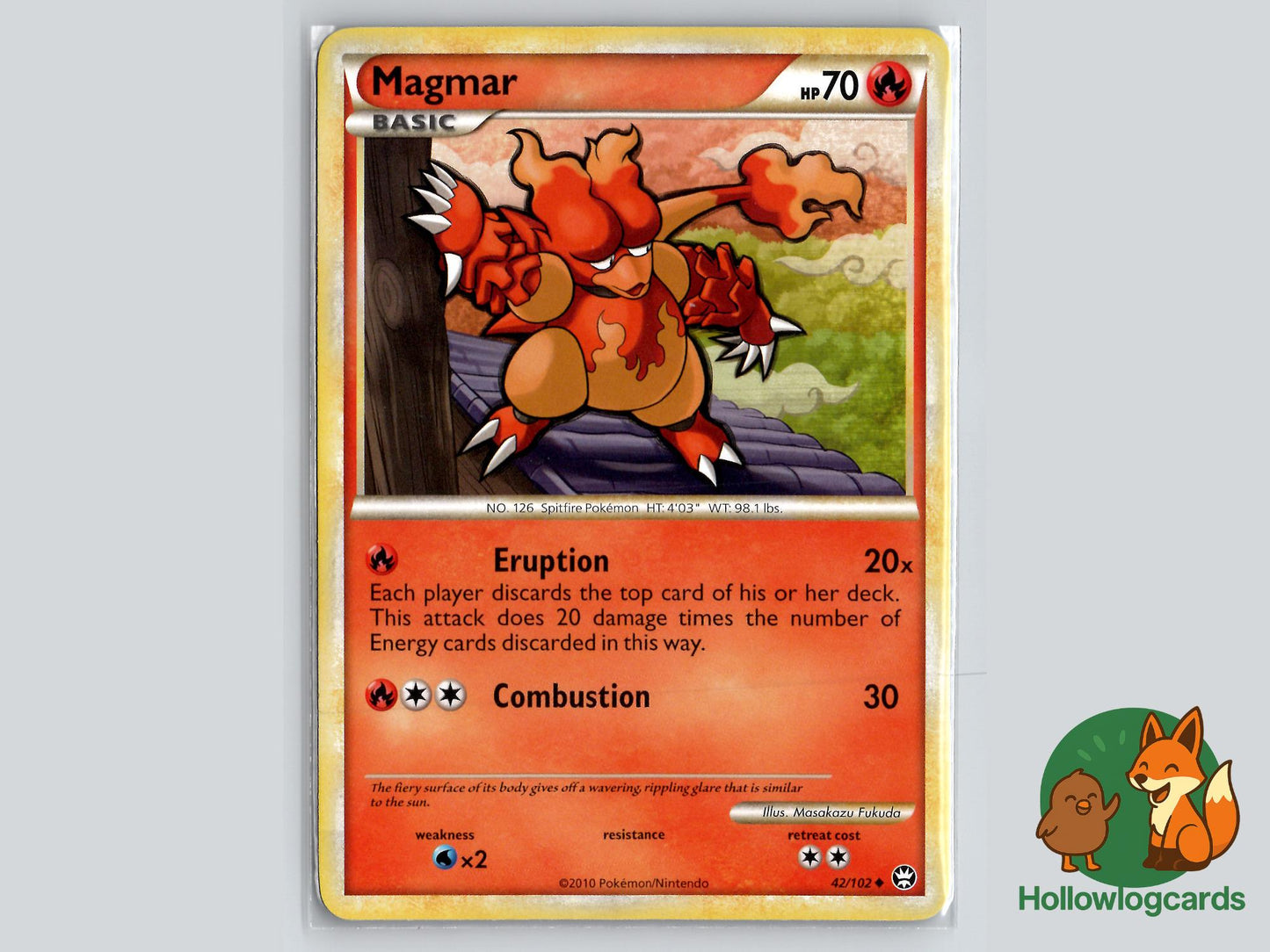 Magmar (42/102) - Triumphant Pokémon Card