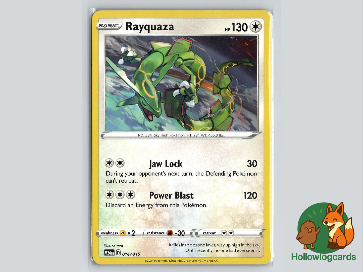 Rayquaza (014/015) - McDonald's Promos 2024 Pokémon Card