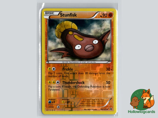 Stunfisk (68/101) - Noble Victories Pokémon Card
