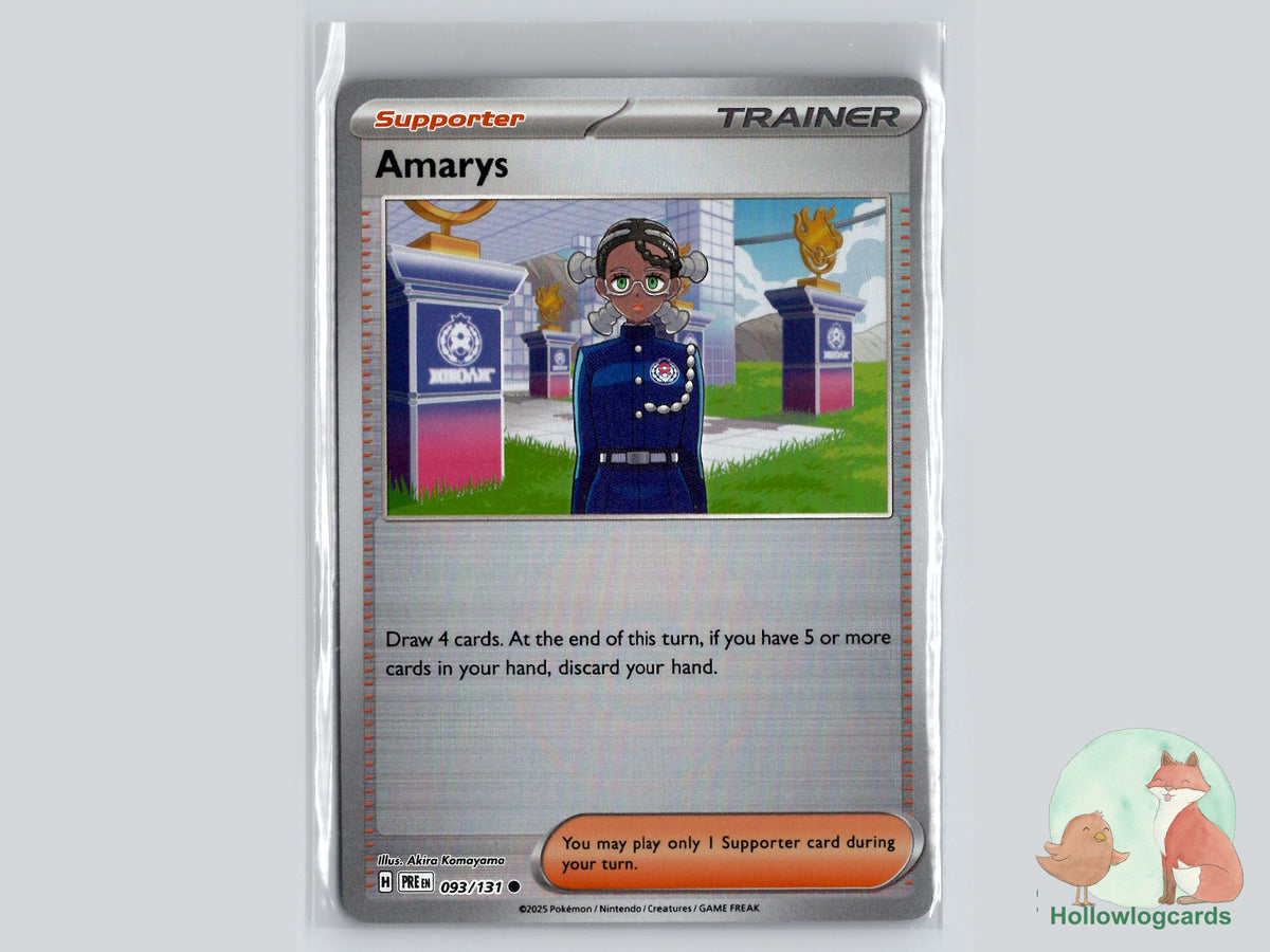 Amarys (093/131) - Prismatic Evolutions Pokémon Card