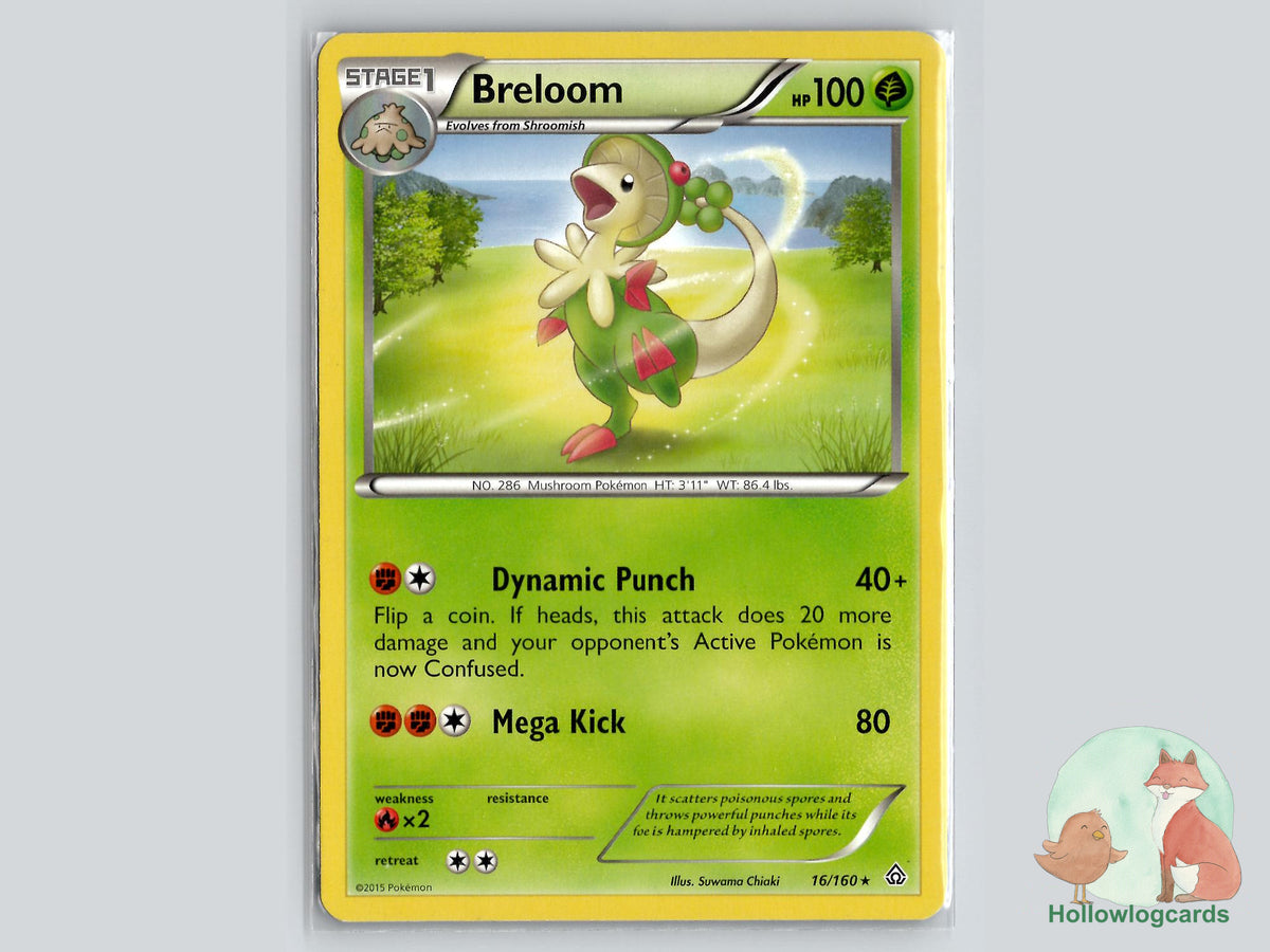 Breloom (16/160) - Primal Clash Pokémon Card