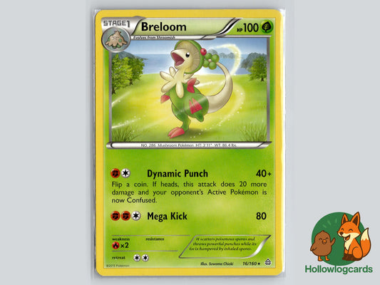 Breloom (16/160) - Primal Clash Pokémon Card