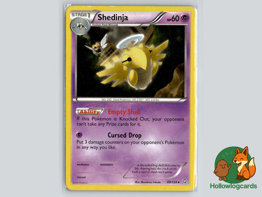 Shedinja (48/124) - Dragons Exalted Pokémon Card