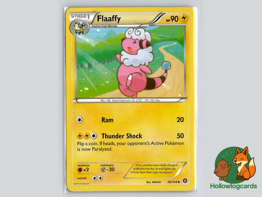Flaaffy (39/114) - Steam Siege Pokémon Card