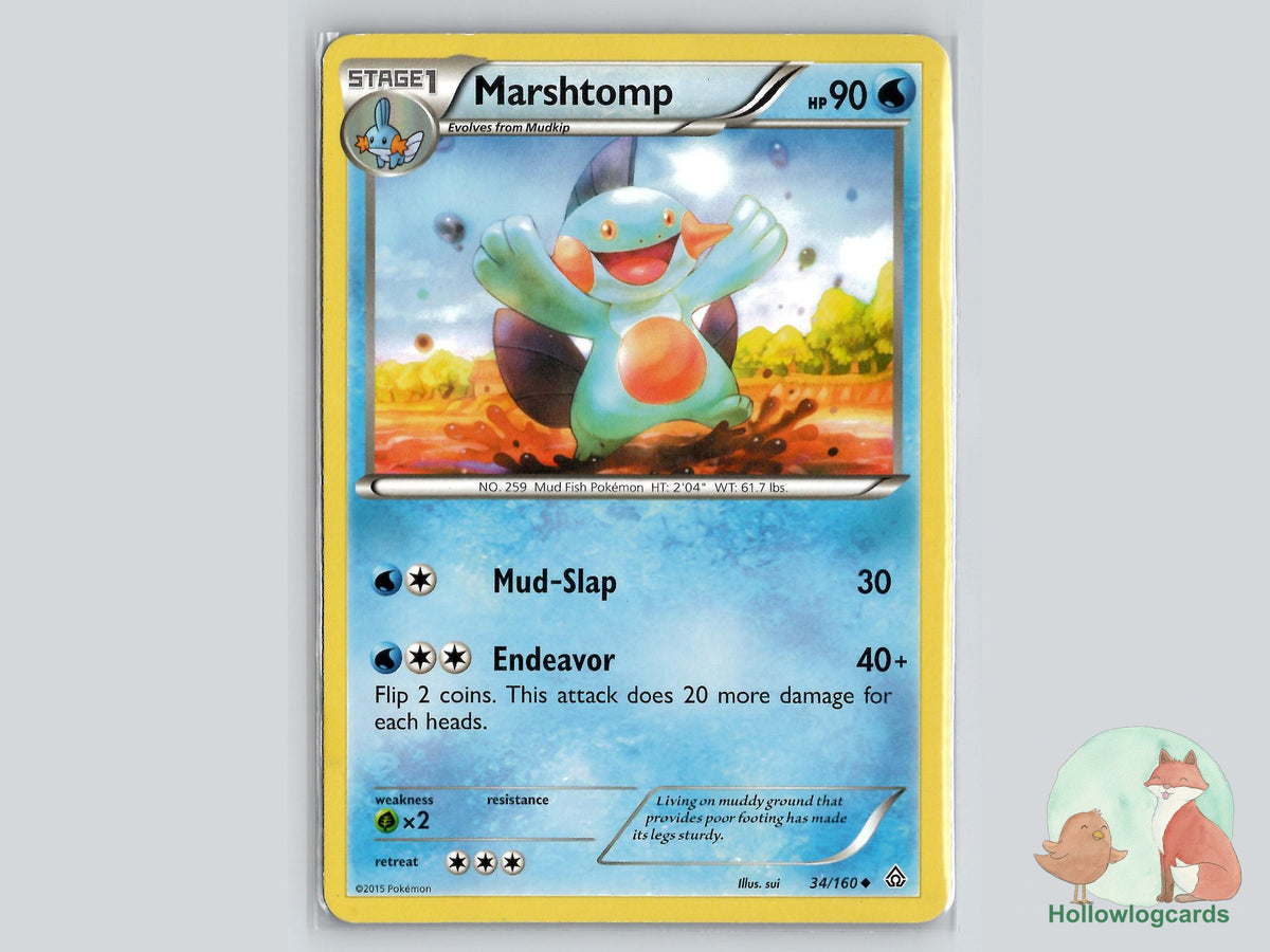 Marshtomp (34/160) - Primal Clash Pokémon Card