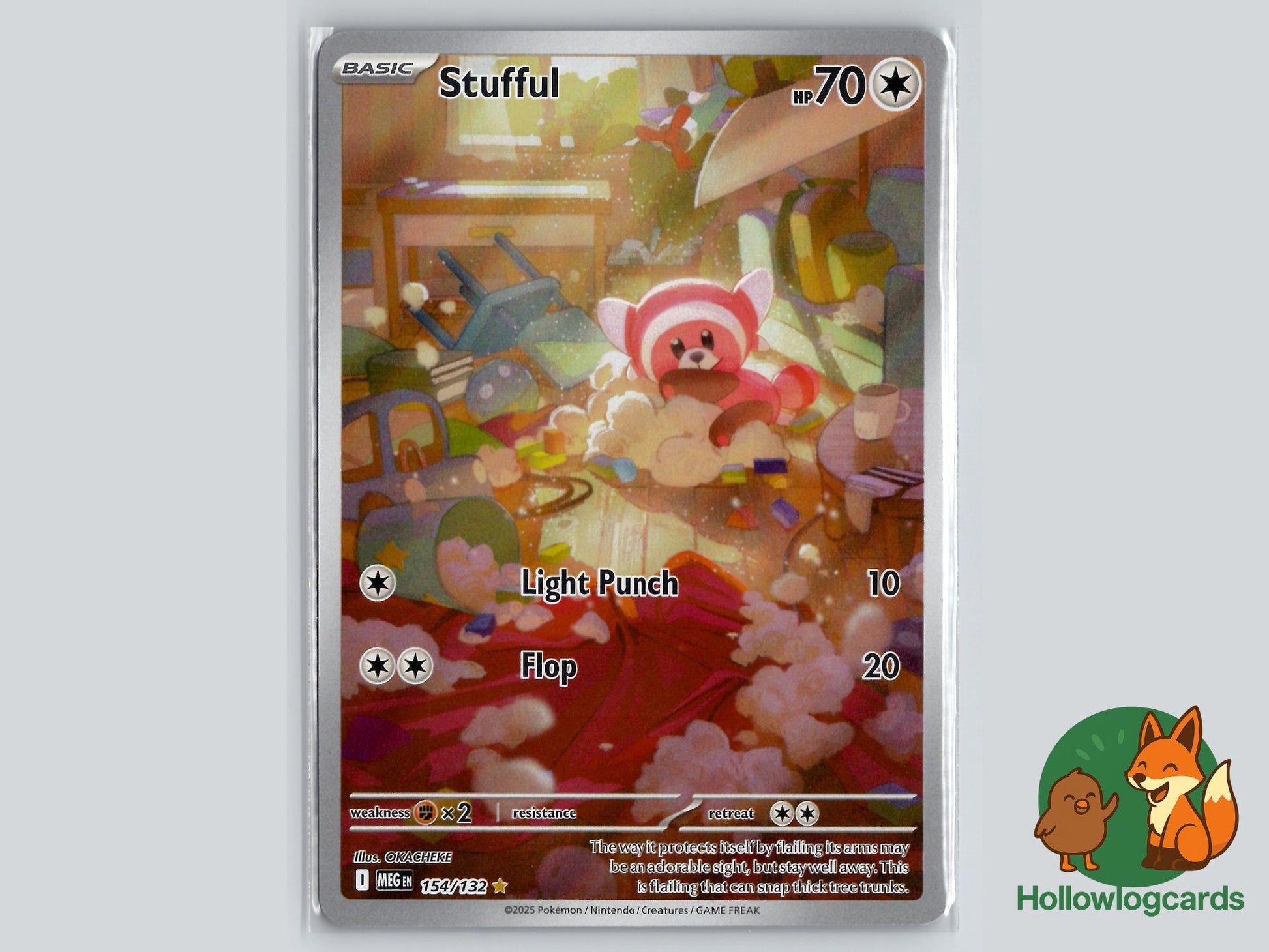 Stufful (154/132) - Mega Evolution Pokémon Card