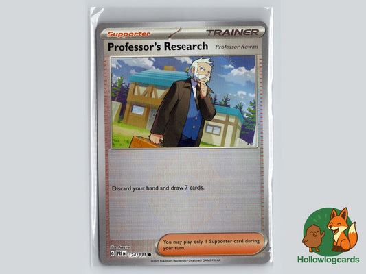 Professor's Research (124/131) - Prismatic Evolutions Pokémon Card