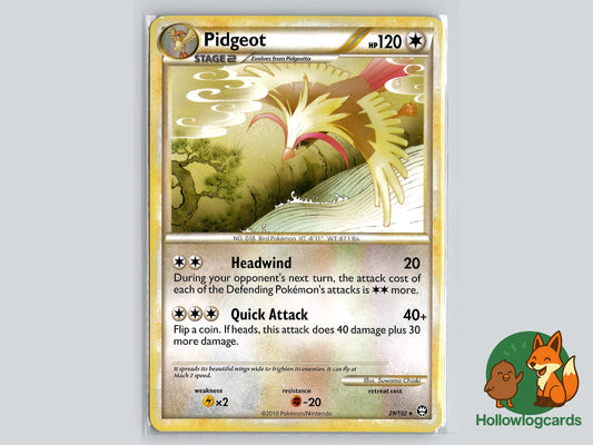Pidgeot (29/102) - Triumphant Pokémon Card