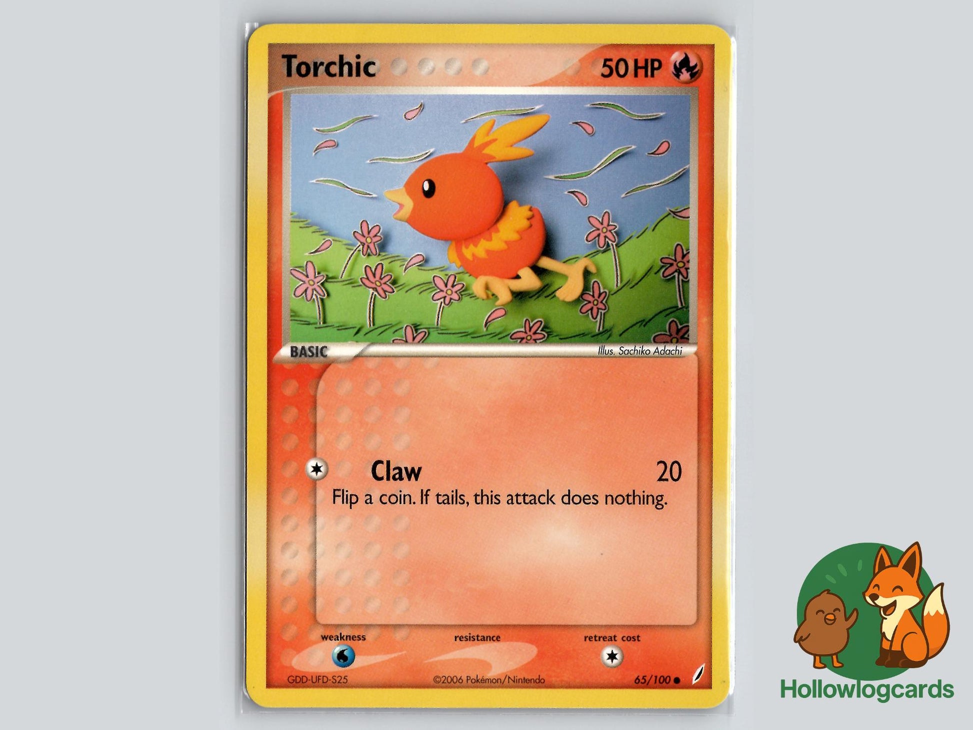 Torchic (65/100) - Crystal Guardians Pokémon Card