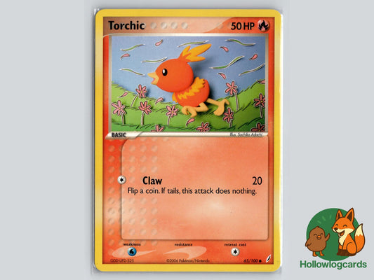 Torchic (65/100) - Crystal Guardians Pokémon Card