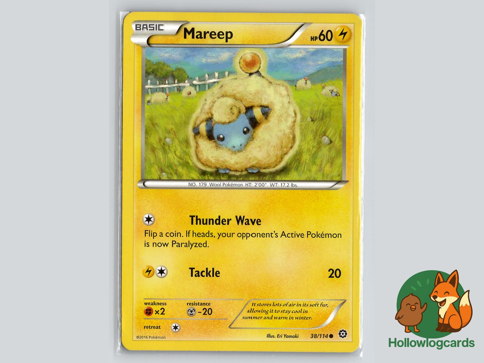 Mareep (38/114) - Steam Siege Pokémon Card