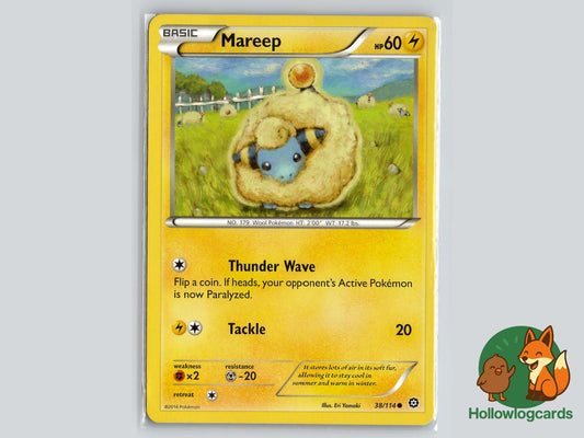 Mareep (38/114) - Steam Siege Pokémon Card