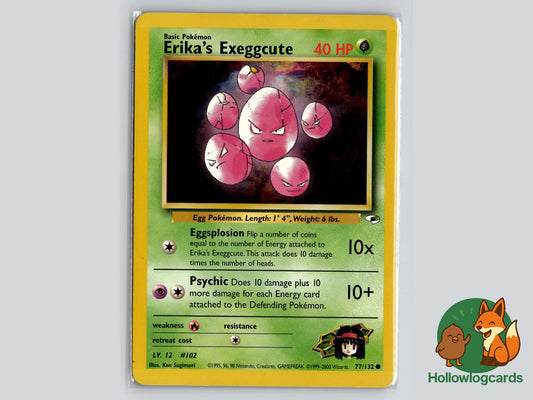 Erika's Exeggcute (77/132) - Gym Heroes Pokémon Card