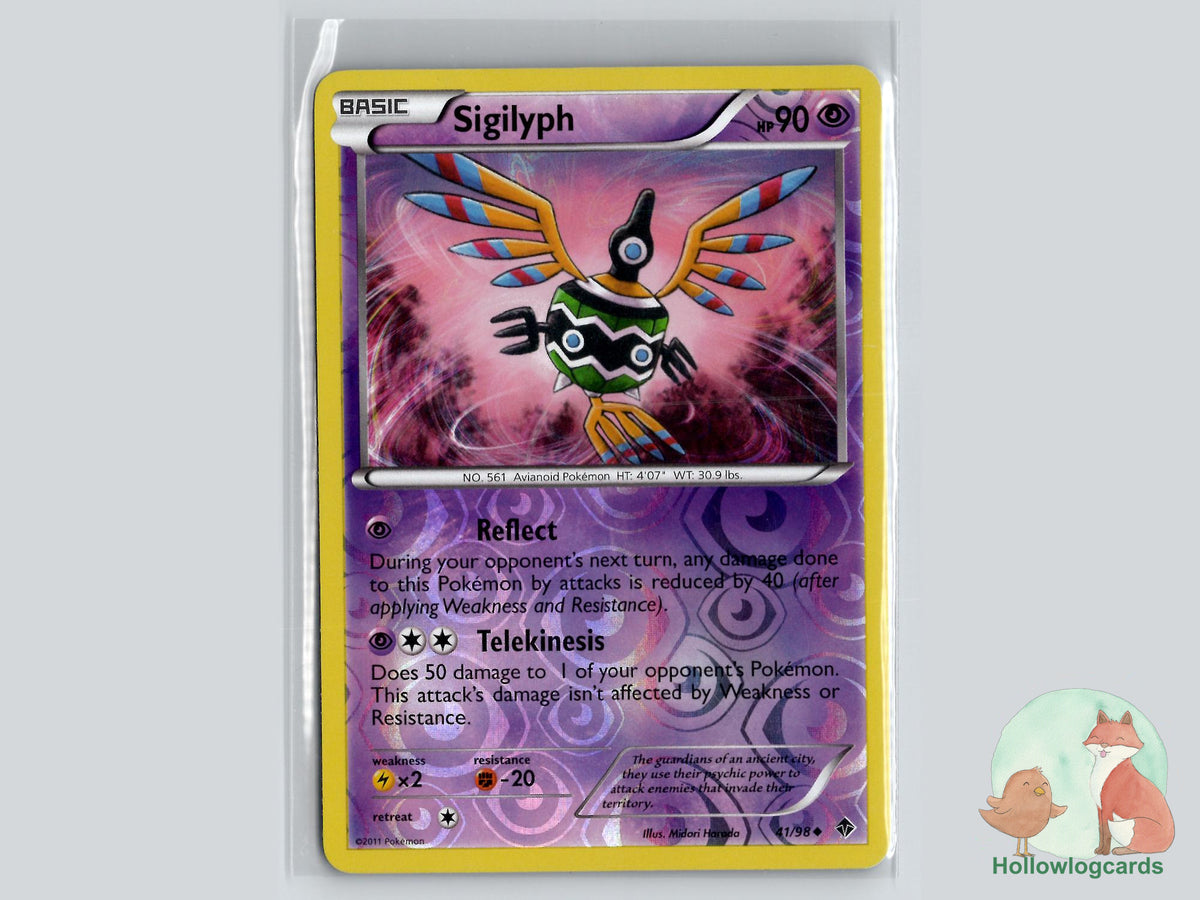 Sigilyph (41/98) - Emerging Powers Pokémon Card