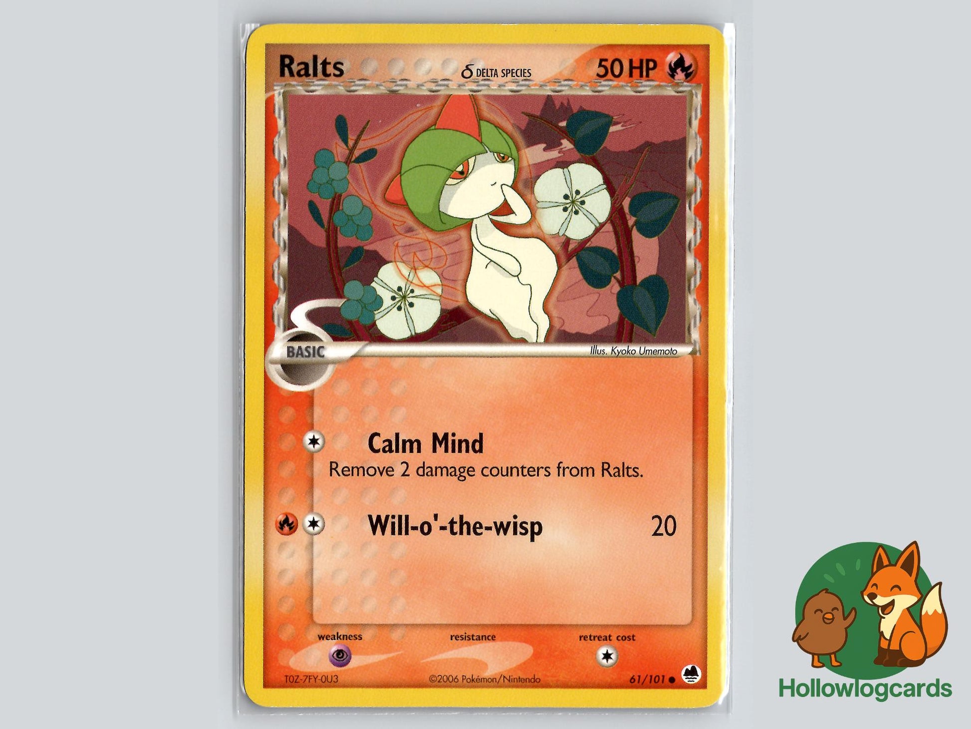 Ralts (61/101) - Dragon Frontiers Pokémon Card