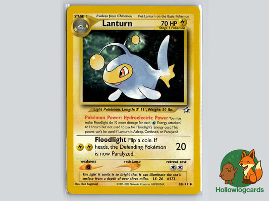 Lanturn (38/111) - Neo Genesis Pokémon Card