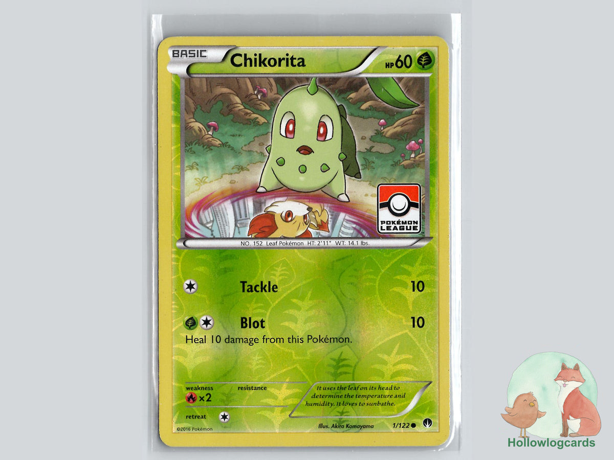 Chikorita (1/122) - League & Championship Cards Pokémon Card