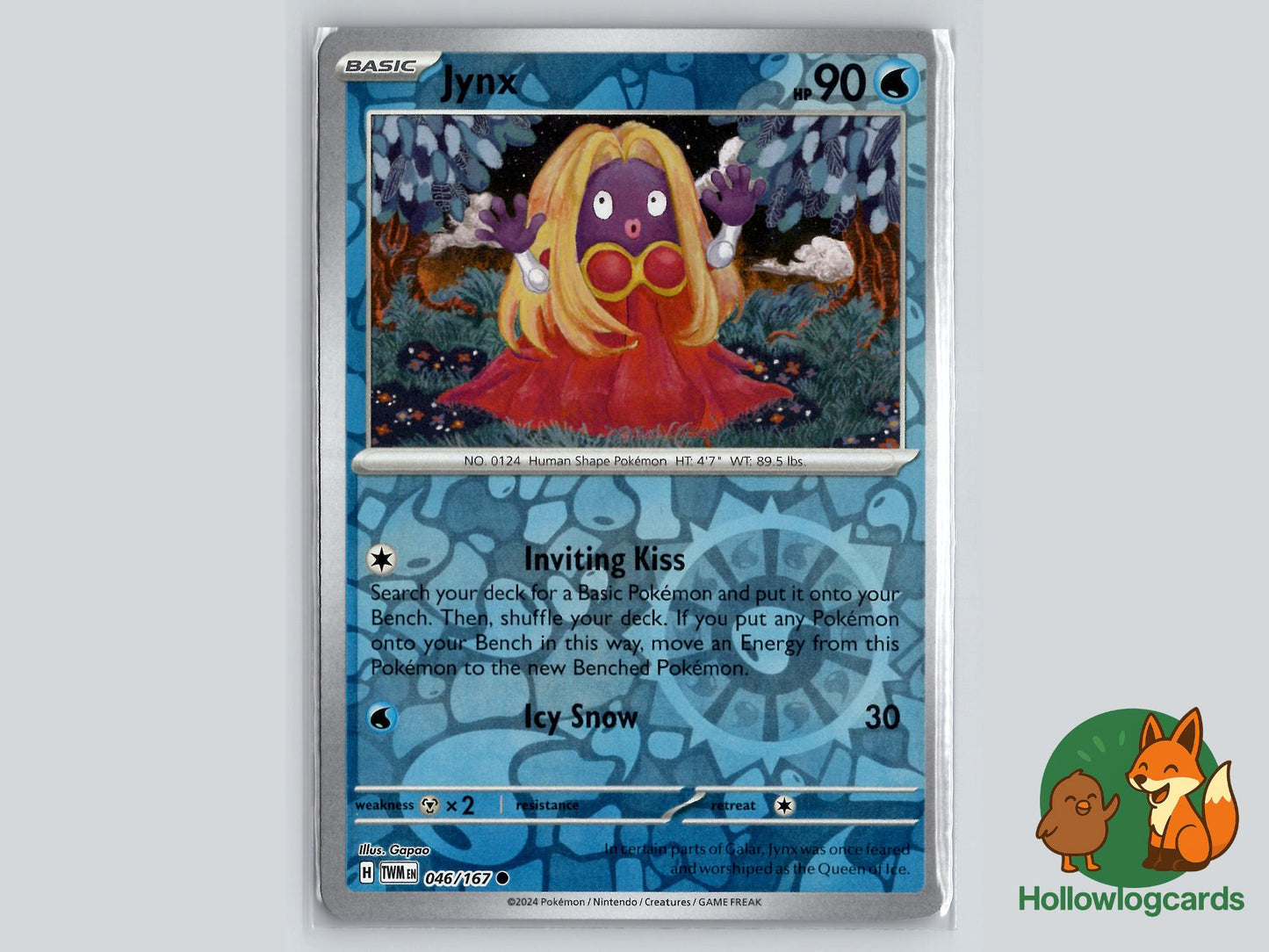 Jynx (046/167) - Twilight Masquerade Pokémon Card