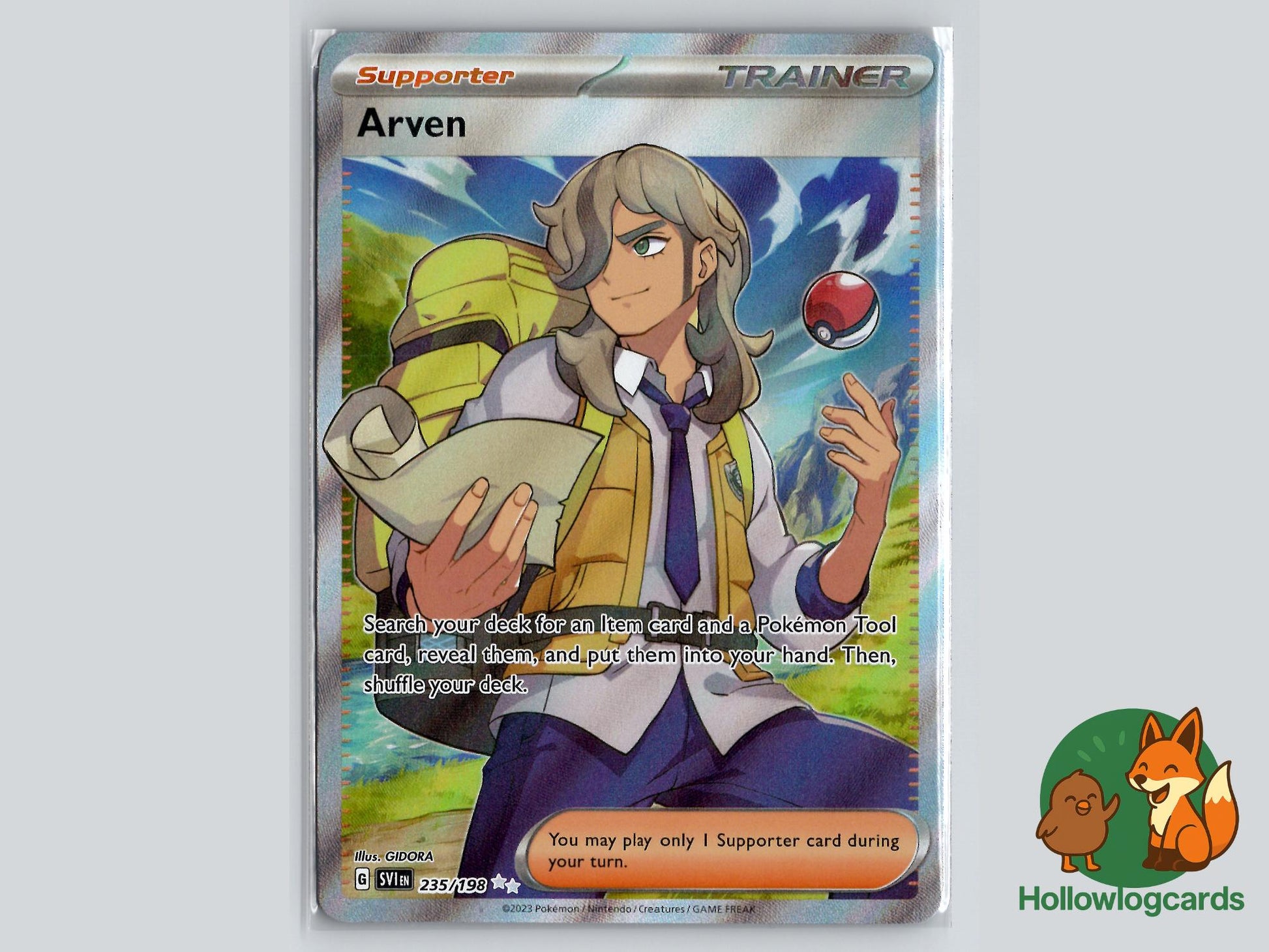 Arven (235/198) - Scarlet & Violet Pokémon Card