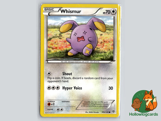 Whismur (105/135) - Plasma Storm Pokémon Card