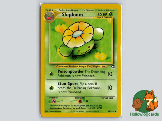 Skiploom (49/111) - Neo Genesis Pokémon Card