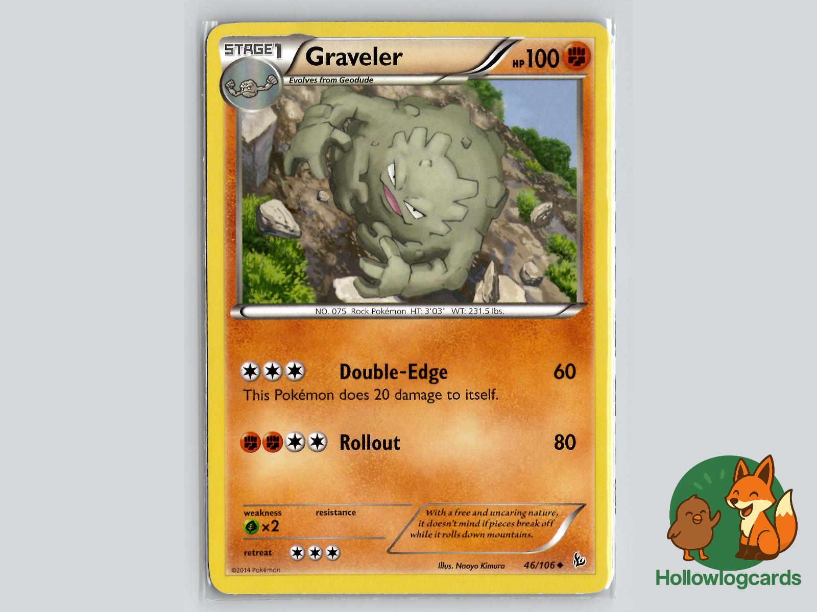 Graveler (46/106) - Flashfire Pokémon Card