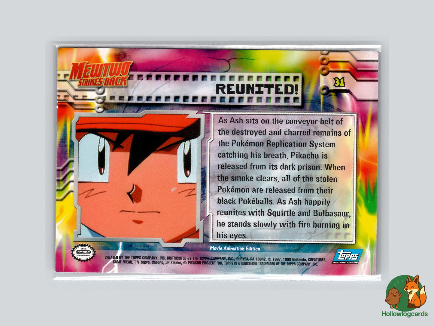 Reunited (#31) Rainbow Foil - Topps Mewtwo Strikes Back