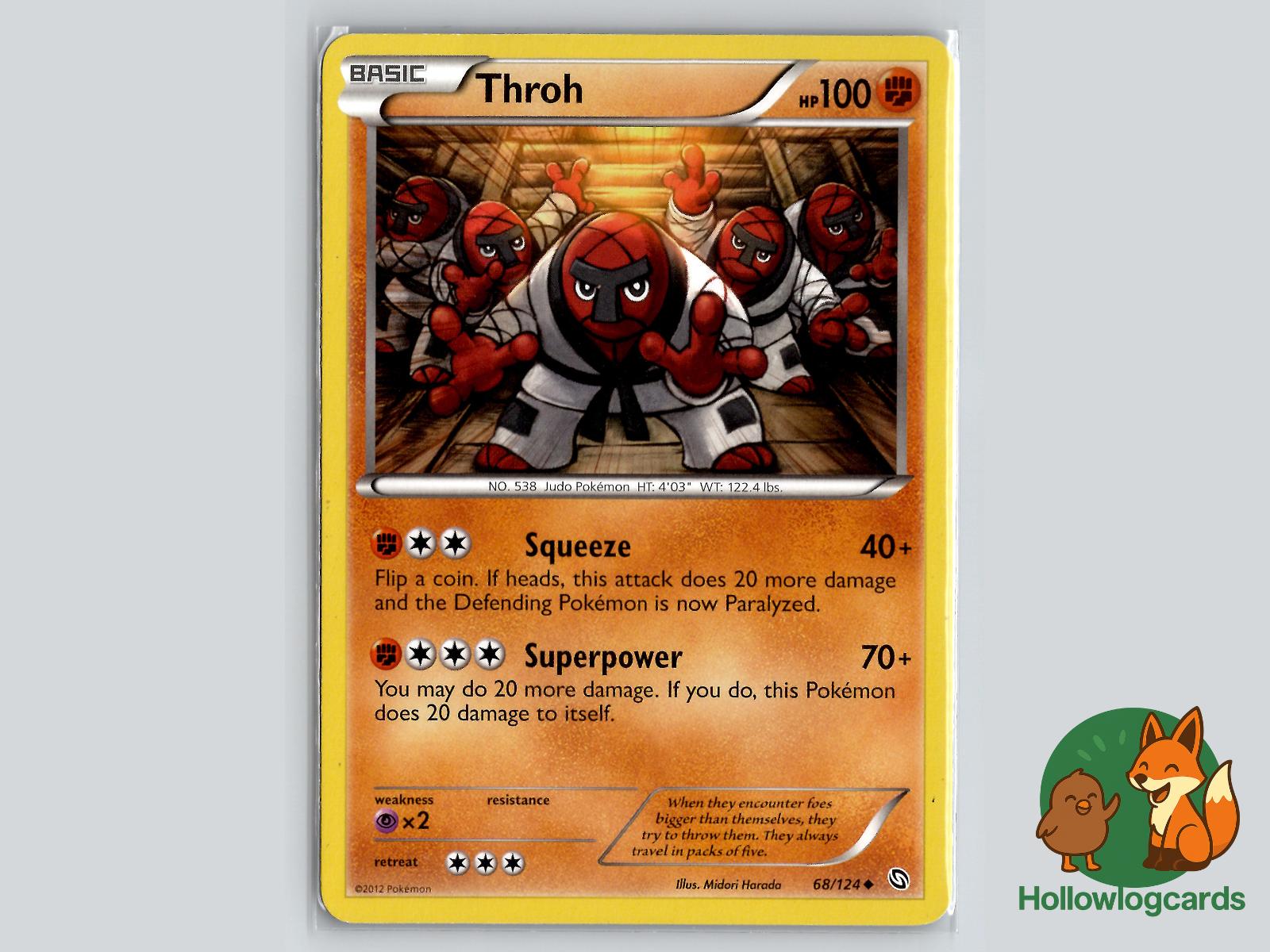 Throh (68/124) - Dragons Exalted Pokémon Card