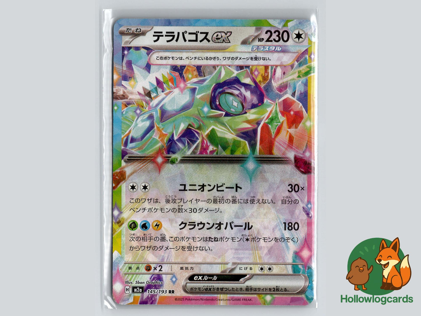Terapagos ex (145/193) - MEGA Dream ex Pokémon Card