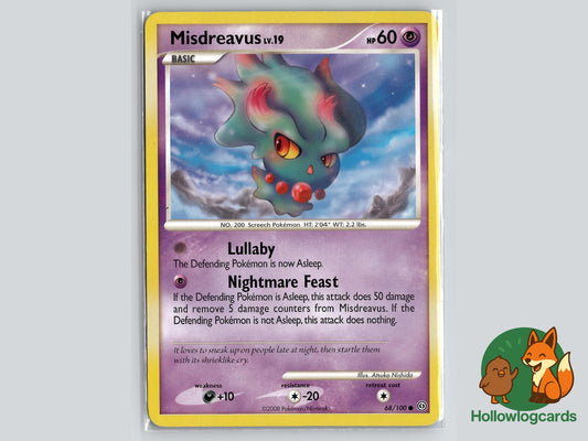 Misdreavus (68/100) - Stormfront Pokémon Card