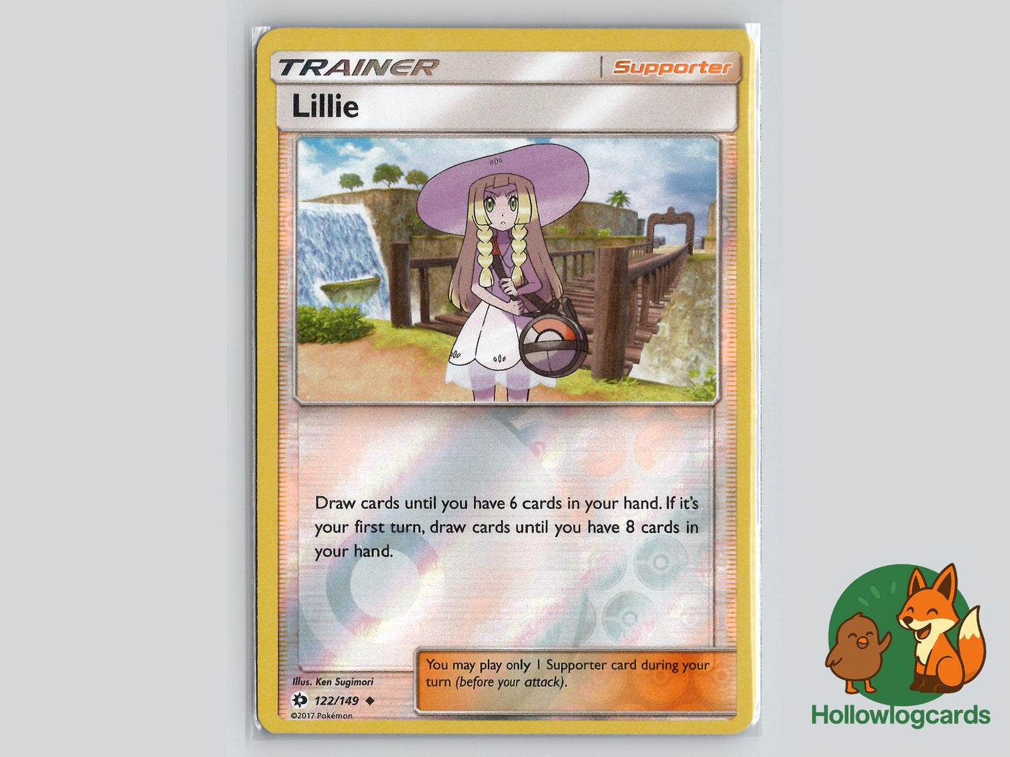 Lillie (122/149) - Sun & Moon Pokémon Card