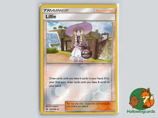 Lillie (122/149) - Sun & Moon Pokémon Card