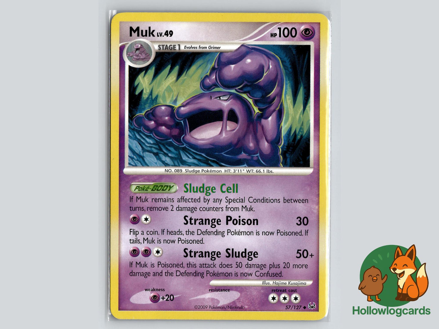 Muk (57/127) - Platinum Pokémon Card