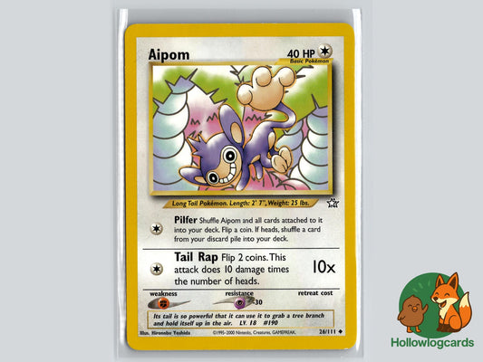Aipom (26/111) - Neo Genesis Pokémon Card