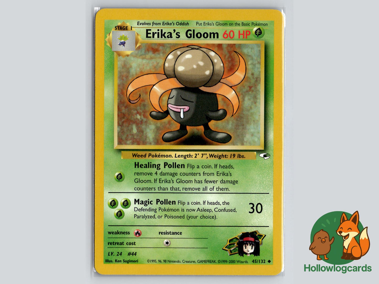 Erika's Gloom (45/132) - Gym Heroes Pokémon Card