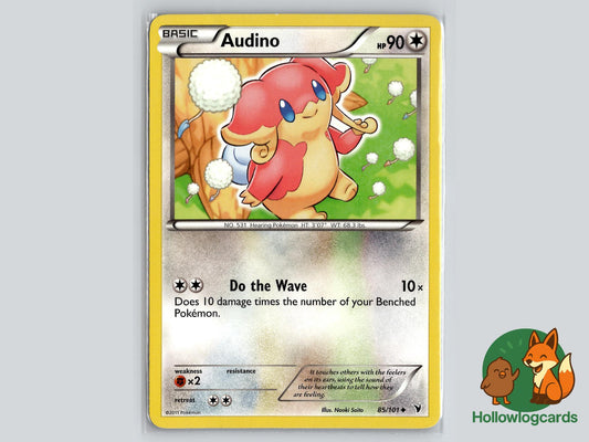 Audino (85/101) - Noble Victories Pokémon Card