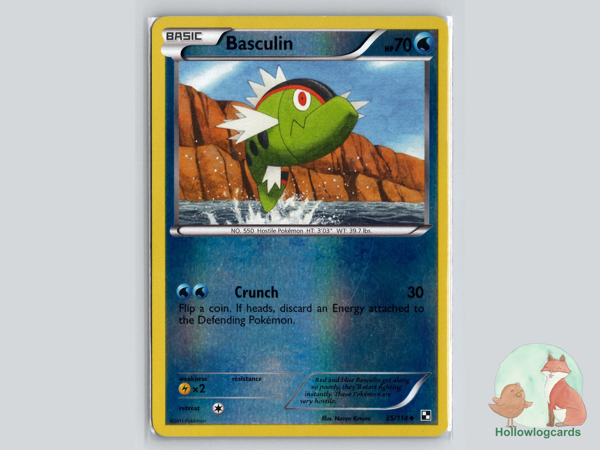 Basculin (35/114) - Black & White Pokémon Card