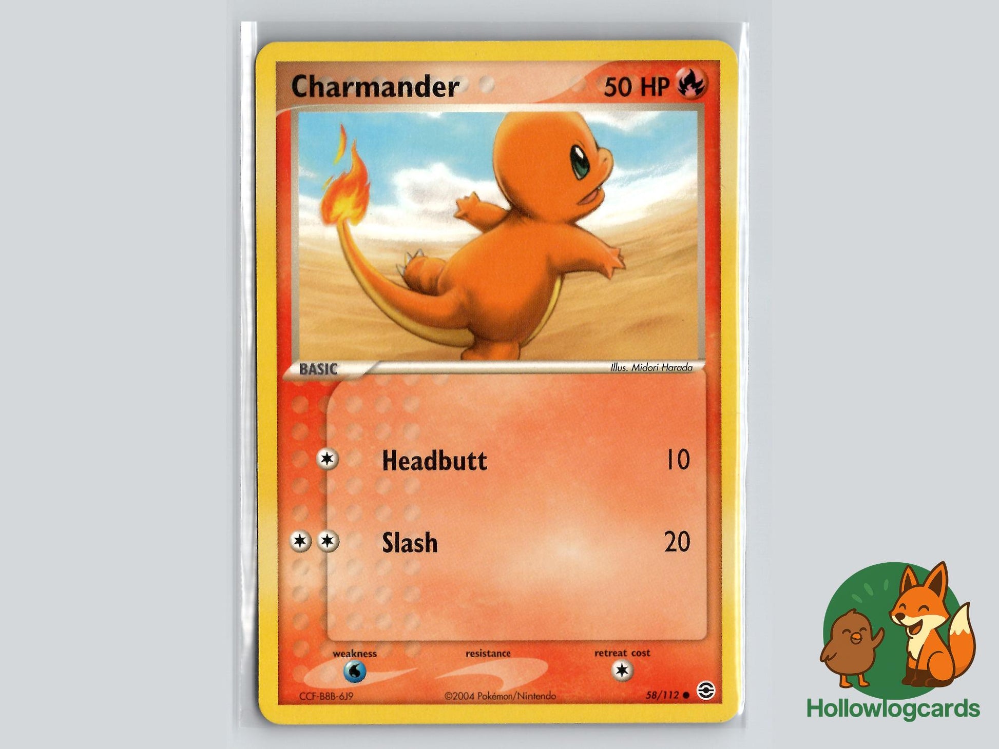 Charmander (58/112) - FireRed & LeafGreen Pokémon Card