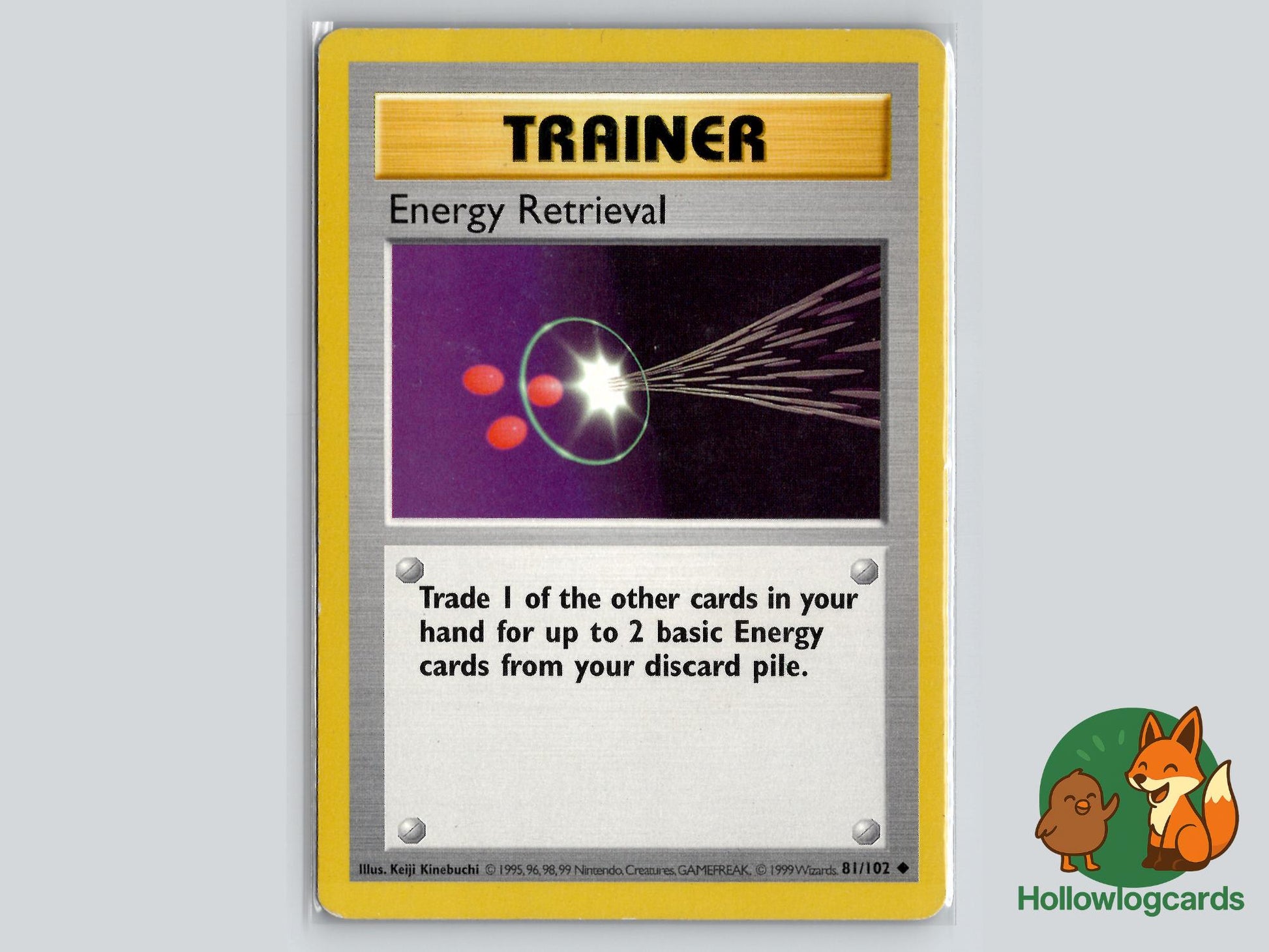 Energy Retrieval (81/102) - Base Pokémon Card