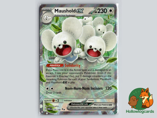 Maushold (155/182) - Paradox Rift Pokémon Card